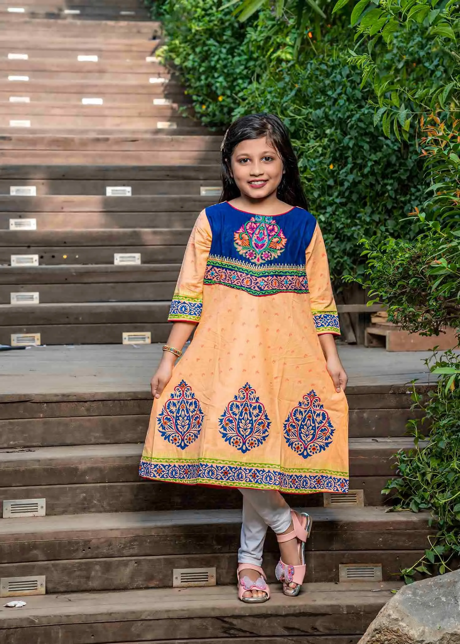 Prapti baby Kurti Ambor Weaving Dreams